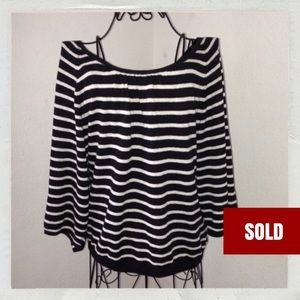 'Michael Kors' knit striped sweater